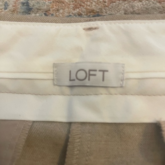 Loft NWOT Tan Wide-Leg Trousers - Picture 4 of 5